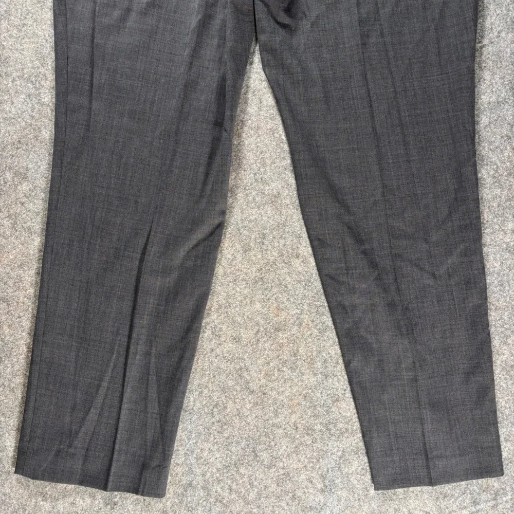 Lauren Ralph Lauren Mens Gray Classic Fit Wool Ultraflex Suit Trouser Pant 44x32